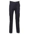 H641 Ladies 65/35 Flat Front Chino Navy colour image